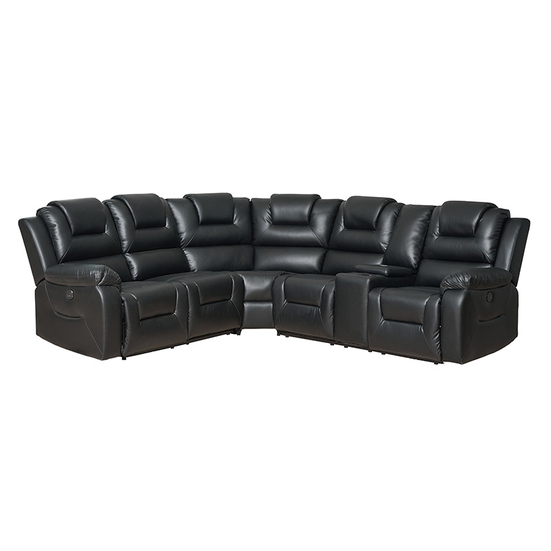 Corner Leather Electric Recliner Sofa