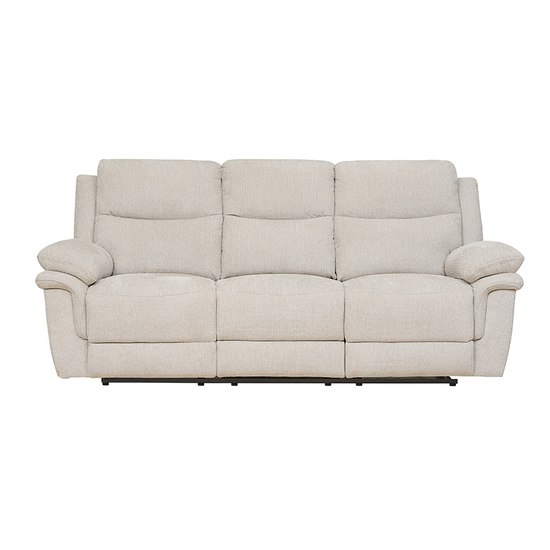 Off White Modern Electric Recliner Sofa