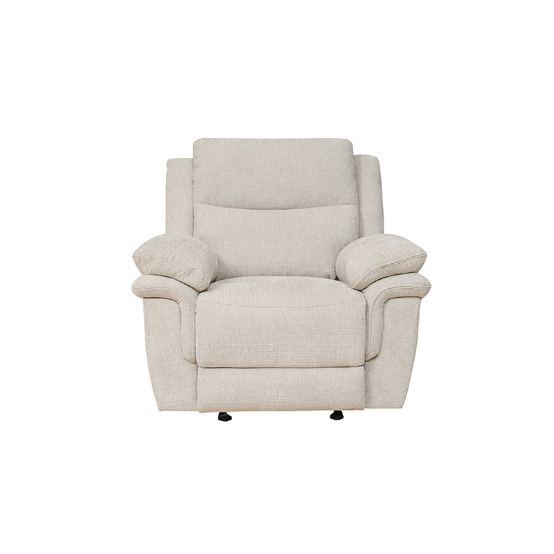 Off White Modern Electric Recliner Sofa