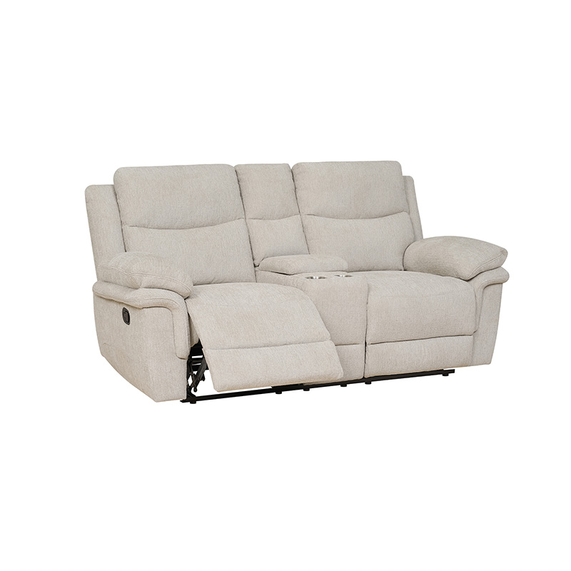Off White Modern Electric Recliner Sofa