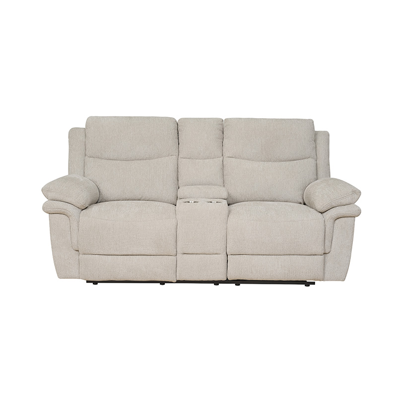 Off White Modern Electric Recliner Sofa