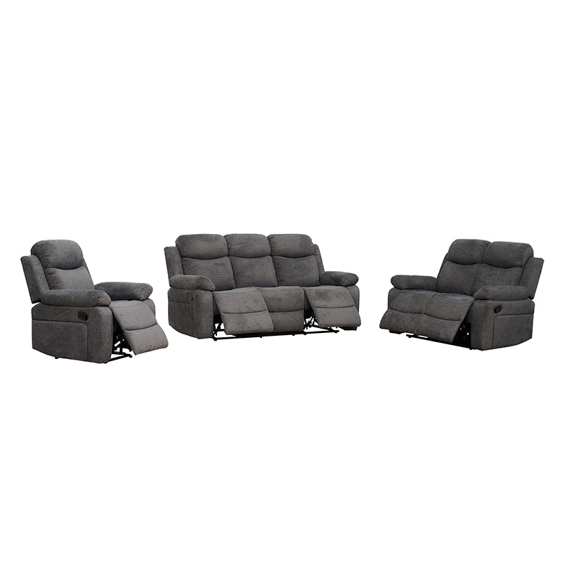 Velvet Fabric Electric Recliner Sofa And Chair