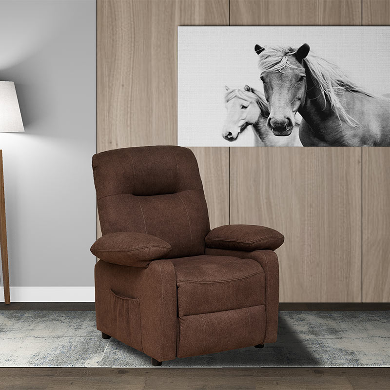 Push Back Recliner Accent Chair