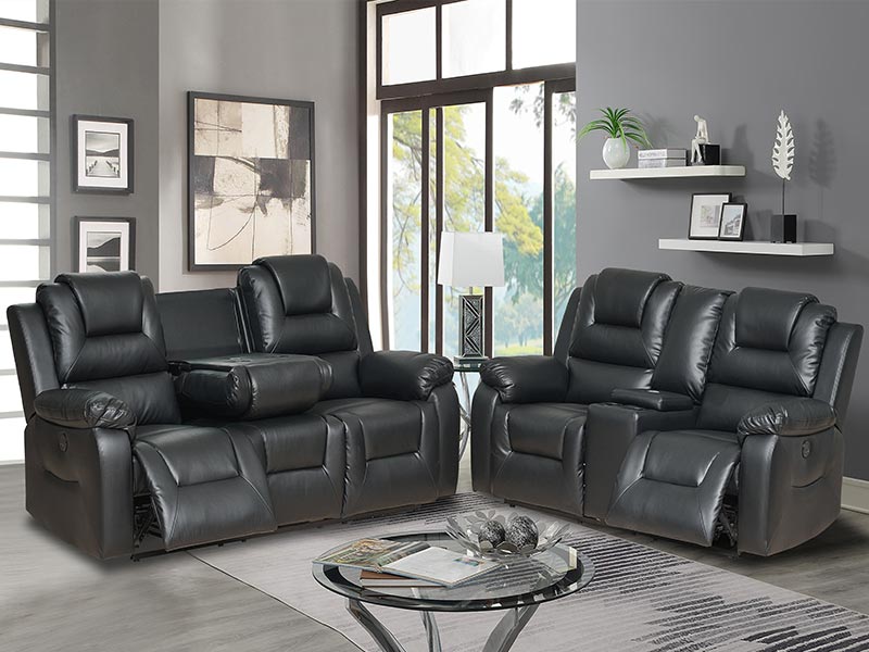 2 Piece Power Recliner Sofa Set